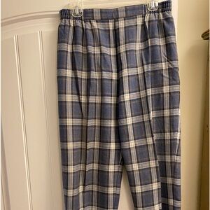 Plaid slacks